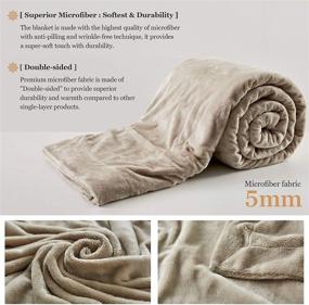 img 1 attached to Marseille Home Decor Premium Blanket Bedding