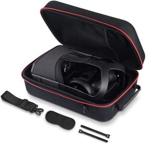 img 4 attached to 🎮 Raylove Oculus Quest 2 Case: Waterproof and Crash-Proof Carrying Case for VR Gaming Headset - Travel with Shoulder Strap, Protective Storage Bag