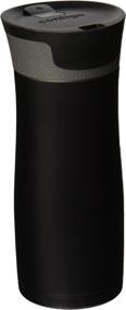 img 1 attached to ☕ 16oz Matte Black Contigo Autoseal West Loop Stainless Steel Travel Mug with Convenient Easy-Clean Lid