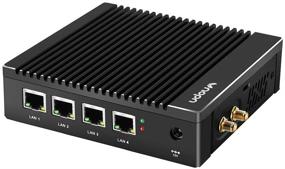 img 4 attached to 🖥️ Vnopn Fanless Mini PC: Intel Celeron N2940 Quad-core, Windows 10/Linux, 8G RAM, 128G SSD, Intel Gigabit Ethernet Firewall Router