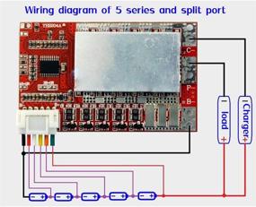 img 2 attached to 🔋 Качественная литий-полимерная аккумуляторная ячейка WSDMAVIS 18650 со встроенной платой PCB BMS с 50-Амперной защитой при зарядке и функцией балансировки - 1 шт., 4S/5S, 3.7В.