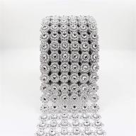 🌻 jynhoor silver diamond sunflower mesh wrap ribbon - 4" x 10 yards (30 ft) - hot sale! logo