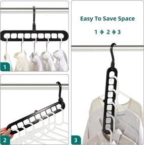 img 2 attached to ZEDODIER Hangers Saving Plastic Organizer