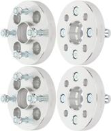 🔧 eccpp 4шт. хаб центрические адаптеры дистанционных колесных проставок 4x100 1 дюйм 4x100мм до 4x100мм - подходит для celica, mazda mx3 и mazda miata с болтами 12x1.5 логотип