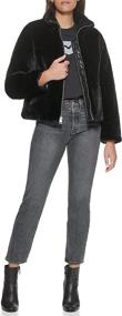 img 1 attached to Levis Womens Breanna Standard Trimmed Women's Clothing for Coats, Jackets & Vests