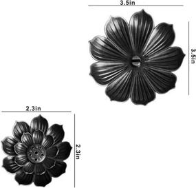 img 2 attached to Лотос-подставка для благовоний сжигает палочку из латуни с съемным ловушкой для пепла - 🌸 идеально подходит для медитации, йоги, СПА, чайной комнаты и декорирование домашнего аромата + аксессуары.