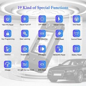 img 2 attached to 🔧 OBD2 Сканер VT600 диагностическое устройство для двигателя ABS SRS - Заморозка изображения, Живые данные, Готовность I/M, Читатель кодов OBDI OBDII EOBD, Прокачка ABS, Программирование ключа, Кодирование форсунок, BMS DPF EPB Сброс масла - 3 системы