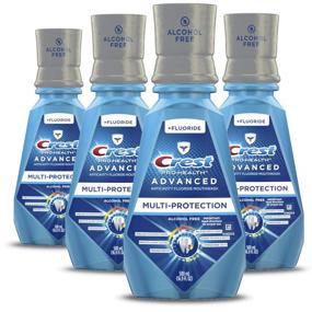 img 4 attached to 🌿 Crest Pro Health Advanced Deep Cleaning Mouthwash, Fresh Mint, Large 67.6 Fl Oz, Value Pack of 4