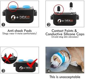 img 1 attached to 🐶 Paipaitek 3300Ft Range Shock Collars for Dogs with Remote - Electric Dog Collar for Large Medium Small Dogs, Waterproof Training Collar w/3 Modes: Beep, Vibration, Shock (1-100 Levels)