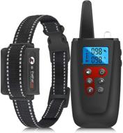 🐶 paipaitek 3300ft range shock collars for dogs with remote - electric dog collar for large medium small dogs, waterproof training collar w/3 modes: beep, vibration, shock (1-100 levels) logo