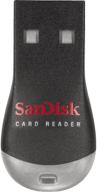 📱 sandisk sddr-121-a11m mobilemate micro memory card reader: быстрый и портативный красно-черный считыватель логотип