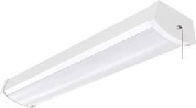 img 1 attached to 💡 Nuvo 65/1091 LED Ceiling Wrap in White: Sleek and Efficient Lighting Solution