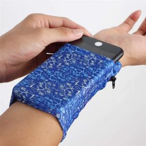 img 4 attached to SIKOYA Universal Phone Holder: Running Sports Armband for Samsung iPhones with Multi-Pocket Wristband