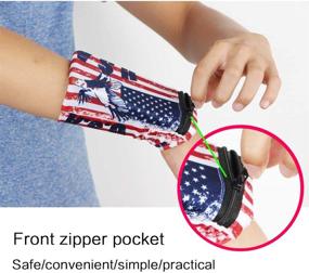 img 2 attached to SIKOYA Universal Phone Holder: Running Sports Armband for Samsung iPhones with Multi-Pocket Wristband