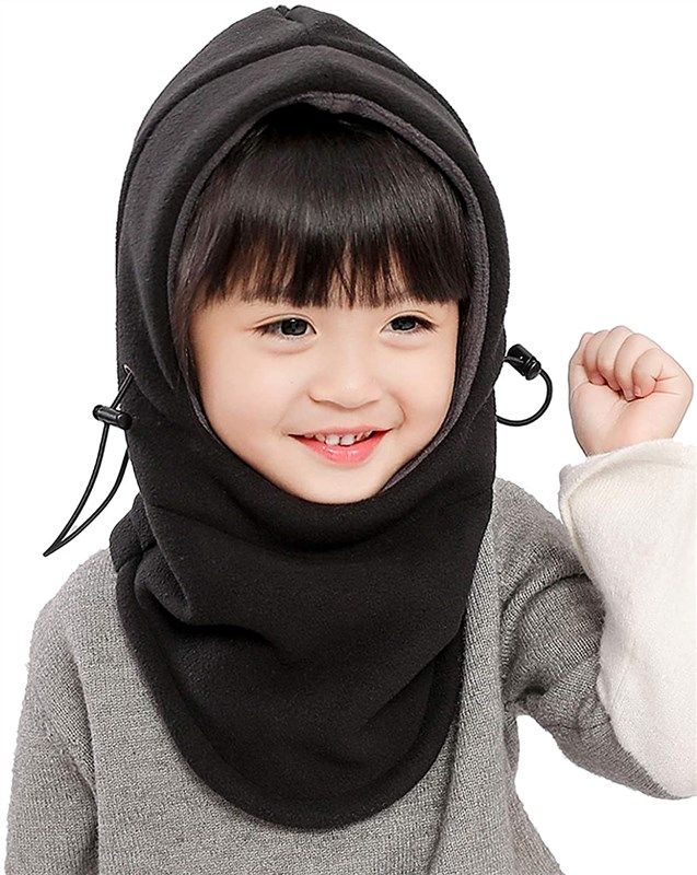 windproof childrens balaclava weather adjustable girls' accessories in cold weather 로고