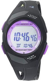 img 3 attached to Casio STR300-1C Спортивные часы черного и розового цветов – Повышенные для SEO