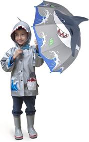 img 1 attached to 🦈 Stay Dry in Style: Kidorable Boys Little Shark Umbrella is the Fin-tastic Accessory Your Little One Needs!