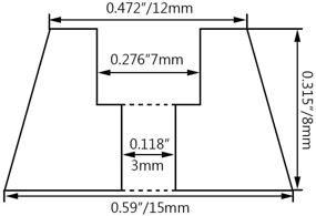 img 3 attached to Alamic Round Rubber Feet: Non-Slip Bumper + Stainless Steel Screws - 50 Pack