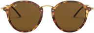 🕶️ rb2447 spotted tortoise sunglasses by ray ban - boost your style with flair logo