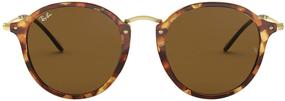 img 4 attached to 🕶️ RB2447 Spotted Tortoise Sunglasses by Ray Ban - Boost Your Style with Flair