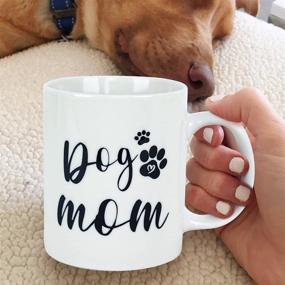 img 1 attached to 🐶 Best Dog Mom Ever Coffee Mug - Funny Dog Mom Mothers Day Birthday Gifts for Women - Gifts for Dog Lovers Pet Owners - 11Oz Mom Mug Cup