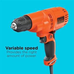 BLACK DECKER DR260C Corded Drill with 5.2 Amp Motor