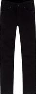 👖 levis skinny indigo river jeans: stylish boys' clothing for a trendy look logo