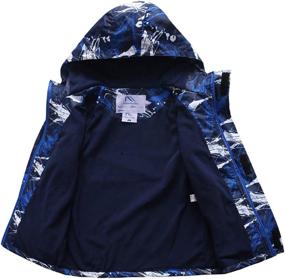 img 2 attached to 🧥 Stay Cozy and Protected: M2C Outdoor Fleece Windproof Jackets for Boys