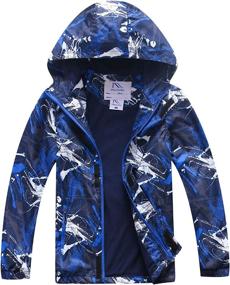 img 4 attached to 🧥 Stay Cozy and Protected: M2C Outdoor Fleece Windproof Jackets for Boys