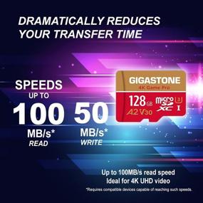 img 3 attached to 📷 Gigastone 128GB Micro SD Card with [5-Yrs Free Data Recovery]: Ideal for Nintendo-Switch, GoPro, Action Camera, DJI. Supports 4K UHD Video & R/W up to 100/50MB/s. UHS-I U3 A2 V30 C10