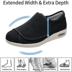 img 3 attached to MEJORMEN Diabetic Outdoor Breathable Sneakers Women's Shoes in Athletic