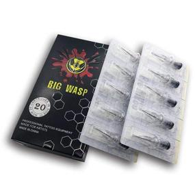 img 1 attached to 🔸 BIGWASP 4th Gen Premium Tattoo Needle Cartridges #10 Bugpin Round Liner (7RL) - Pack of 20