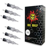 🔸 bigwasp 4th gen premium tattoo needle cartridges #10 bugpin round liner (7rl) - pack of 20 logo