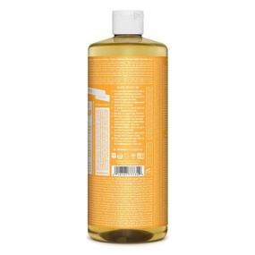 img 3 attached to 🍊 Organic Citrus Pure-Castile Liquid Soap by Dr. Bronner’s - 32 ounce, with 18-in-1 Uses for Face, Body, Hair, Laundry, Pets and Dishes. Concentrated, Vegan, Non-GMO.