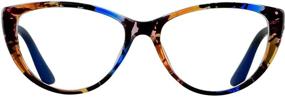 img 4 attached to ✨ ANDWOOD AR003 Women's Blue Light Blocking Cat Eye Glasses: Stylish Bluelight Blocker for Computer Use