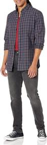 img 1 attached to 👕 Men's Clothing and Shirts: Goodthreads Standard Fit Long Sleeve in Large Scale Depths