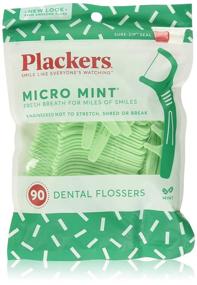 img 3 attached to 🌿 Minty Fresh Breath with Plackers Micro Mint, 90 Count