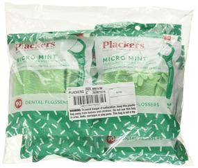 img 1 attached to 🌿 Minty Fresh Breath with Plackers Micro Mint, 90 Count