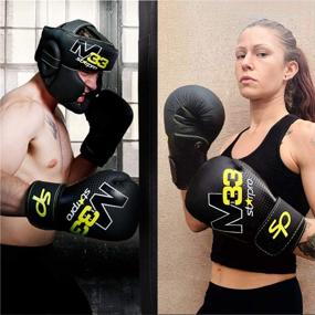 img 3 attached to 🥊 Starpro M33 Boxing Gloves: Unleash Powerful Punches & Rapid KOs | Men's & Women's Kickboxing Gloves - Training & More Sizes Available