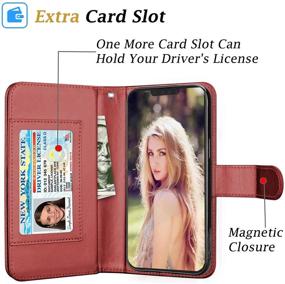 img 2 attached to Takfox Compatible With IPhone 13 Pro Max Case 2021/13 Pro Max Wallet Case (6