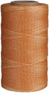 candora 260m sewing waxed thread 1mm: ideal for chisel awl upholstery shoes luggage set – get it in khaki! 3 color options available. logo