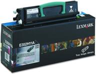 lexmark e352h11a high yield toner page yield logo