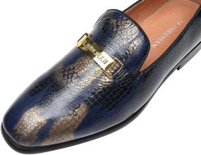 img 1 attached to Chic Rhinestone-Embellished Moccasins: ELANROMAN Loafers Redefine Fashion