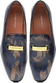 img 3 attached to Chic Rhinestone-Embellished Moccasins: ELANROMAN Loafers Redefine Fashion