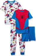 🕷️ marvel spiderman snug fit cotton pajamas for boys logo