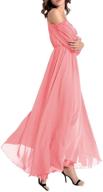 👗 sinono womens shoulder sleeve chiffon: elegance for women's clothing logo