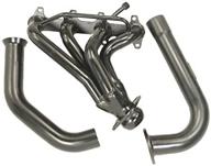 pacesetter 70-1200 black exhaust header: boost performance and style logo