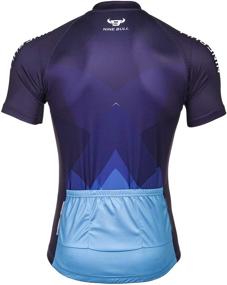 img 2 attached to nine bull Men's Cycling Bike Jersey | Short Sleeve Moisture Wicking Shirt with 3 Rear Pockets | Breathable & Quick Dry Biking Jersey