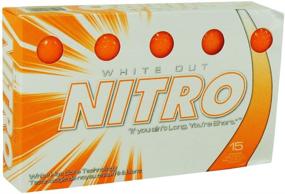 img 1 attached to 🍊 15-Pack Nitro White Out Ball - Orange: Intense Performance at an Unbeatable Value