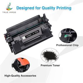 img 1 attached to 🖨️ TRUE IMAGE Compatible Toner Cartridge Replacement for HP 26X CF226X 26A CF226A - High Yield (Black, 2-Pack) for Pro M402 & M426 Printers